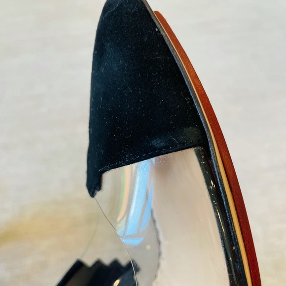 Charlotte Olympia Montana Suede/PVC Heels - Picture 7 of 7